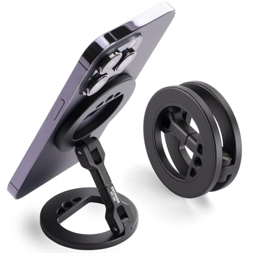 Doppelter magnetischer Ring-Telefonhalter, schnelle Befestigung Ihres Telefons an Eisen-Objekt, dreh- und neigbar, 6,35 mm Schraubenloch für Stativhalterung, magnetischer Telefonständer für iPhone 15, Doppelter magnetischer Ring-Telefonhalter, schnelle Befestigung Ihres Telefons an Eisen-Objekt, dreh- und neigbar, 6,35 mm Schraubenloch für Stativhalterung, magnetischer Telefonständer für iPhone 15, von Zelnoox