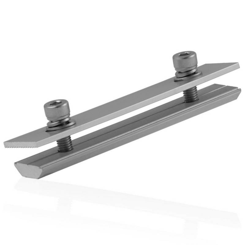 Zelsius Solarmodul-Halterung Zelsius Universal Aluminium Solarmodulschienen Profilverbinder, Verbin, (Verstärkung für Solarmodulschienen) von Zelsius