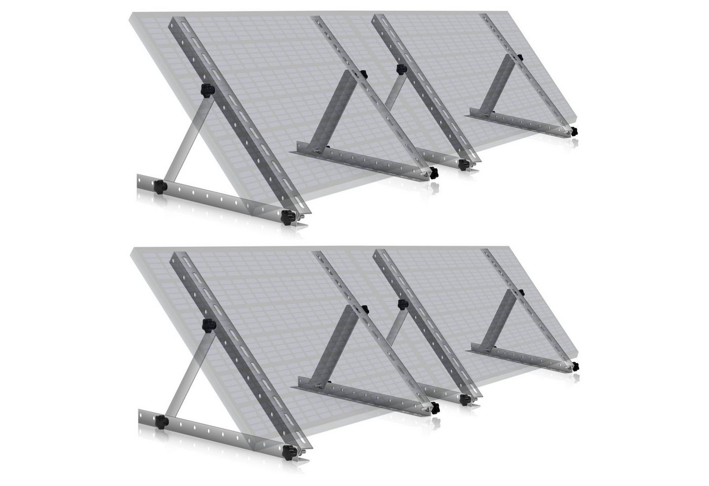 Zelsius Zelsius Aluminium Solarmodul Halterung, von 0 bis 90 Grad, für ein Pan Solarmodul-Halterung von Zelsius