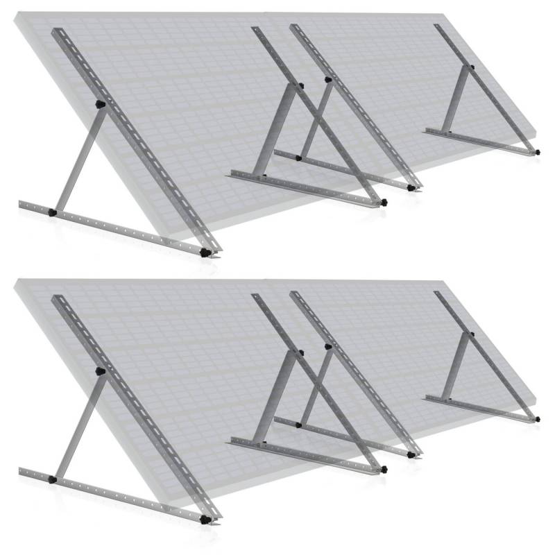 Zelsius Zelsius Aluminium Solarmodul Halterung, von 0 bis 90 Grad, für vier Pa Solarmodul-Halterung von Zelsius