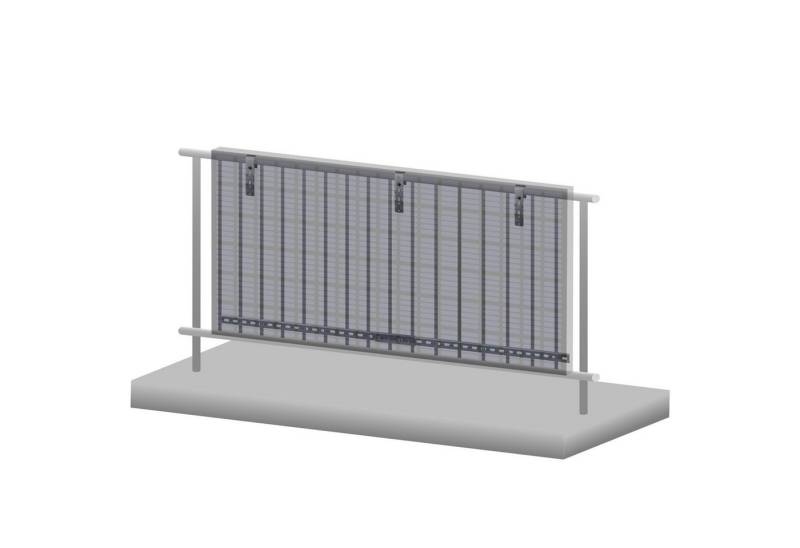 Zelsius Zelsius Solarmodul Balkonhalterung Set für Solarpanele, Set für senkre Solarmodul-Halterung von Zelsius