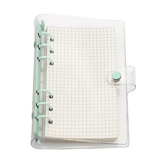 A6/A5 6 Löcher, bunter PVC-Einband, runder Ringordner mit Schnappverschluss, Loseblattordner, persönlicher Organizer (Holiday, A6 mini set) von Zelten