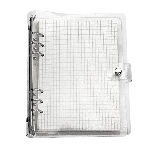 A6/A5 6 Löcher, bunter PVC-Einband, runder Ringordner mit Schnappverschluss, Loseblattordner, persönlicher Organizer (Starry Sky, A5 mini set) von Zelten