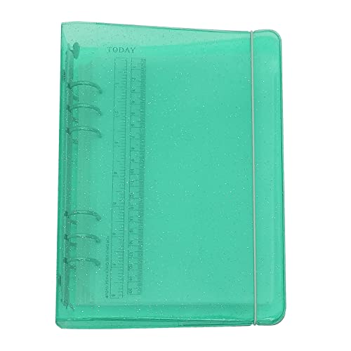 A6 / A5, 6 Löcher, farbig,Läufer Ringordner, Ordner für lose Blätter, Notizbuch, Nachfüllpackung, Bürobedarf, Ordner (Ming Green, A5 combo) von Zelten