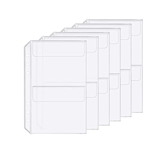 D Ringbuch-Zubehör Gestanzte Ordner-Taschen Teiler-Lineal-Registerkarte (2 Pocket, A5) von Zelten