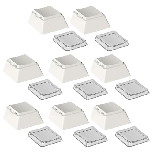 Originale Höhe Blanked Keycaps 8 Stück/Set für mechanische Tastaturen für Bürogebrauch Gaming und Tastaturprojekte von Zemusinet