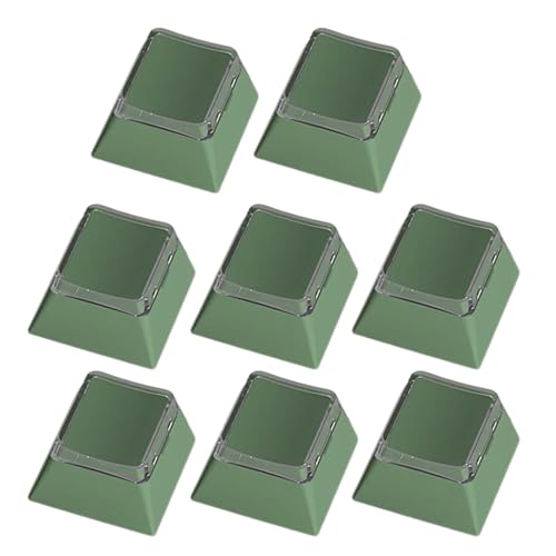 Originale Höhe Blanked Keycaps 8 Stück/Set für mechanische Tastaturen für Bürogebrauch Gaming und Tastaturprojekte von Zemusinet