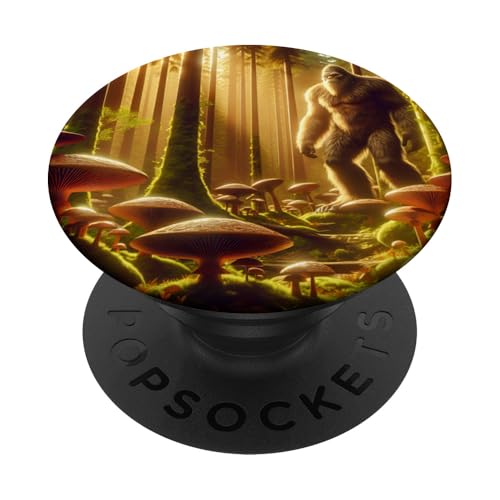 Bigfoot im Pilzwald PopSockets Klebender PopGrip Bigfoot im Pilzwald PopSockets Klebender PopGrip von Zen Creations