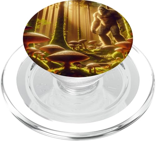 Bigfoot im Pilzwald PopSockets PopGrip für MagSafe Bigfoot im Pilzwald PopSockets PopGrip für MagSafe von Zen Creations