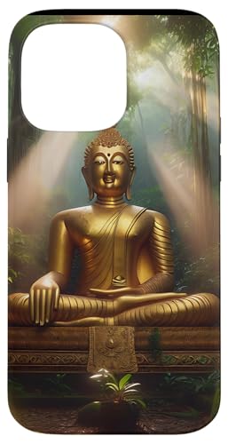 Buddha im Wald Hülle für iPhone 14 Pro Max Buddha im Wald Hülle für iPhone 14 Pro Max von Zen Creations