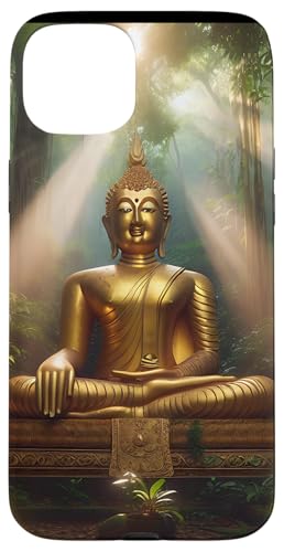 Buddha im Wald Hülle für iPhone 15 Plus Buddha im Wald Hülle für iPhone 15 Plus von Zen Creations