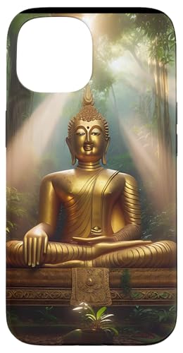 Buddha im Wald Hülle für iPhone 15 von Zen Creations