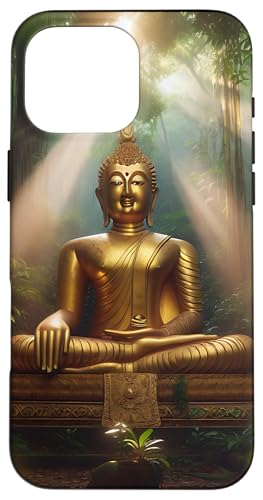 Buddha im Wald Hülle für iPhone 16 Pro Max von Zen Creations
