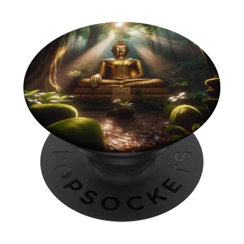 Buddha im Wald PopSockets Klebender PopGrip Buddha im Wald PopSockets Klebender PopGrip von Zen Creations