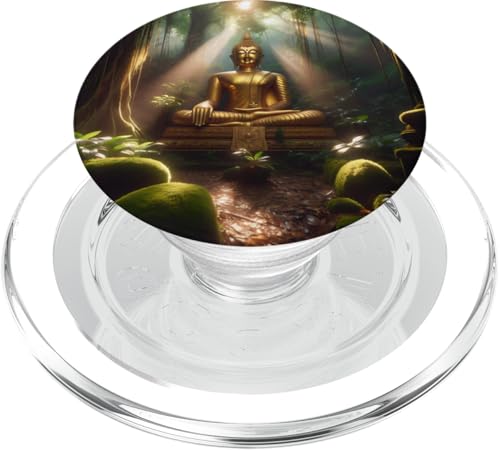 Buddha im Wald PopSockets PopGrip für MagSafe Buddha im Wald PopSockets PopGrip für MagSafe von Zen Creations