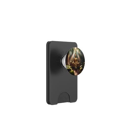 Buddha im Wald PopSockets PopWallet für MagSafe Buddha im Wald PopSockets PopWallet für MagSafe von Zen Creations