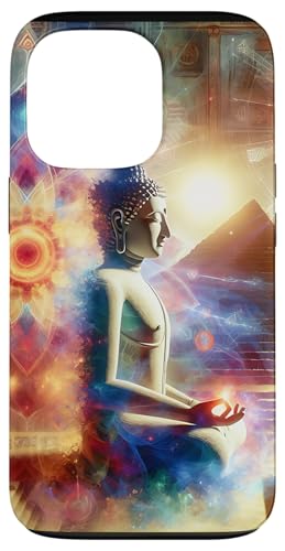 Buddha mit Pyramiden und heiliger Geometrie Hülle für iPhone 13 Pro Buddha mit Pyramiden und heiliger Geometrie Hülle für iPhone 13 Pro von Zen Creations