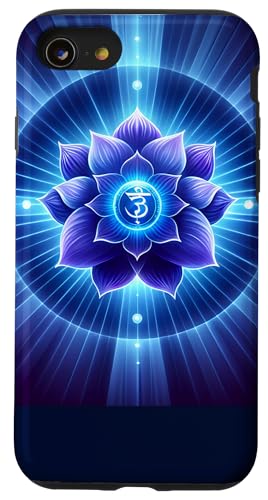 Drittes Auge Chakra Innere Weisheit Heilige Geometrie Hülle für iPhone SE (2020) / 7 / 8 von Zen Creations