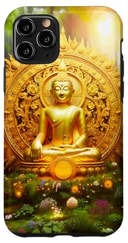 Goldener Buddha Hülle für iPhone 11 Pro von Zen Creations