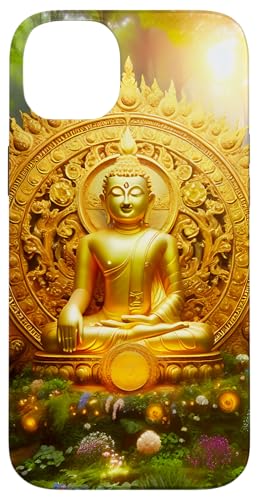 Goldener Buddha Hülle für iPhone 14 Plus von Zen Creations