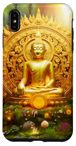 Goldener Buddha Hülle für iPhone XS Max von Zen Creations