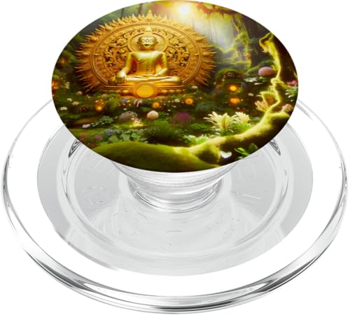 Goldener Buddha PopSockets PopGrip für MagSafe Goldener Buddha PopSockets PopGrip für MagSafe von Zen Creations