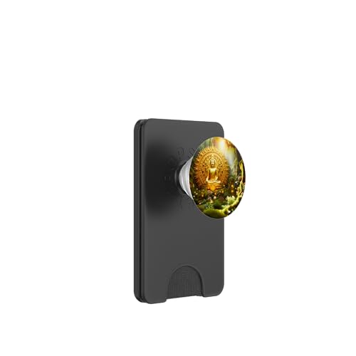 Goldener Buddha PopSockets PopWallet für MagSafe Goldener Buddha PopSockets PopWallet für MagSafe von Zen Creations