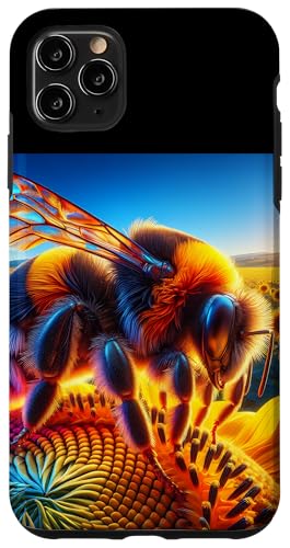 Hummel in den Sonnenblumen hautnah Hülle für iPhone 11 Pro Max Hummel in den Sonnenblumen hautnah Hülle für iPhone 11 Pro Max von Zen Creations