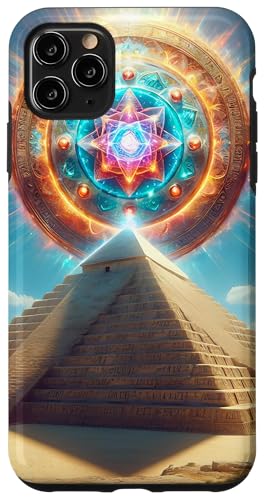 Pyramide Heilige Geometrie Namaste Hülle für iPhone 11 Pro Max von Zen Creations
