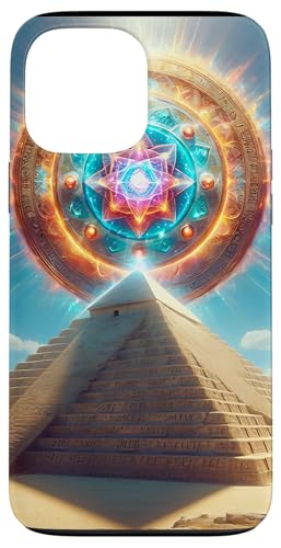 Pyramide Heilige Geometrie Namaste Hülle für iPhone 13 Pro Max von Zen Creations