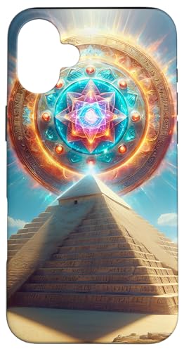 Pyramide Heilige Geometrie Namaste Hülle für iPhone 16 Plus Pyramide Heilige Geometrie Namaste Hülle für iPhone 16 Plus von Zen Creations