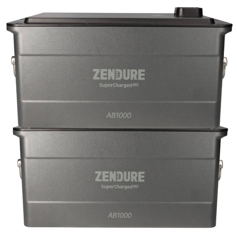 2x Zendure AB1000S SolarFlow Akku 48V 40Ah 1920Wh 0% MwSt nach §12 Abs. 3 UstG von Zendure