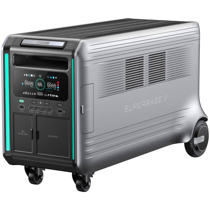 2x Zendure Powerstation SuperBase V 4600 + 8x Satellitenbatterie 46 kWh von Zendure