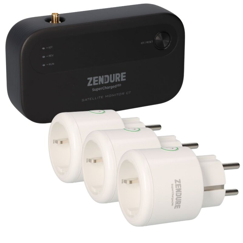 3x Smart Plug Satellite Zendure + Zendure Strommessgerät von Zendure