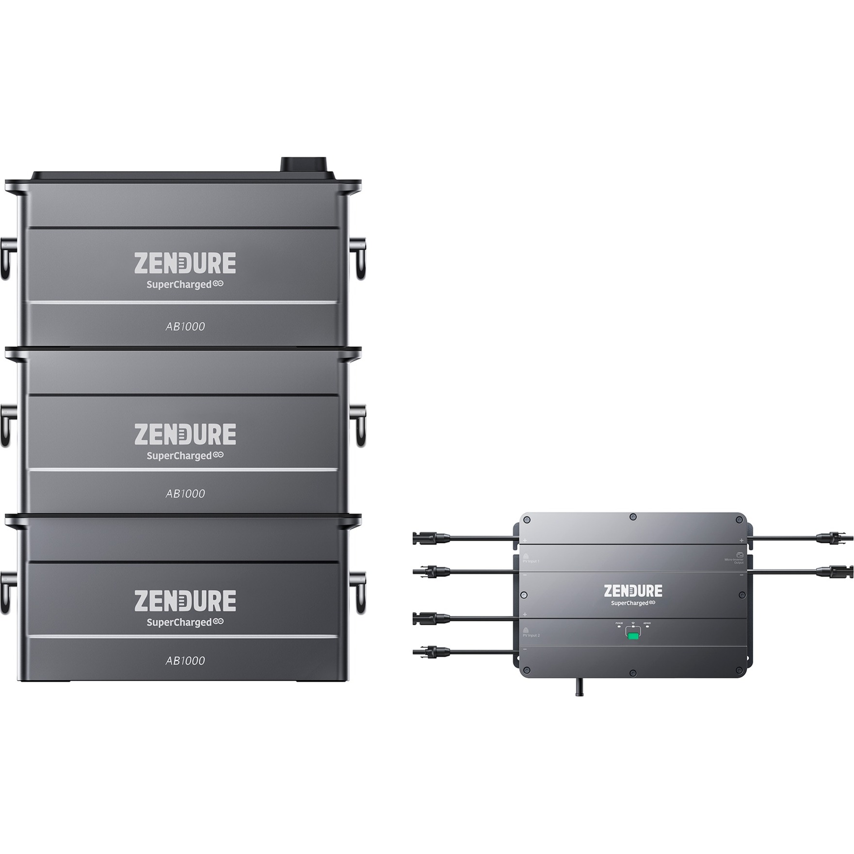 SolarFlow Set 2,88kWh, Smart PV Hub inkl. 3x Powerstation 960Wh, 0% MWST von Zendure