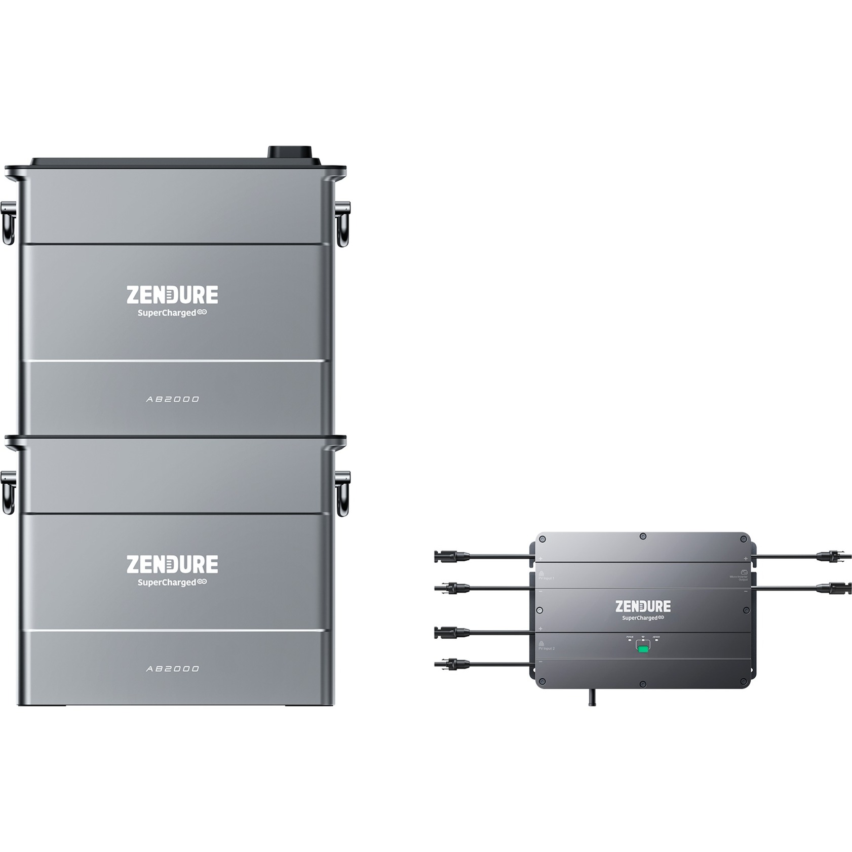 SolarFlow Set 3,84kWh, Smart PV Hub inkl. 2x Powerstation AB2000, 0% MWST von Zendure
