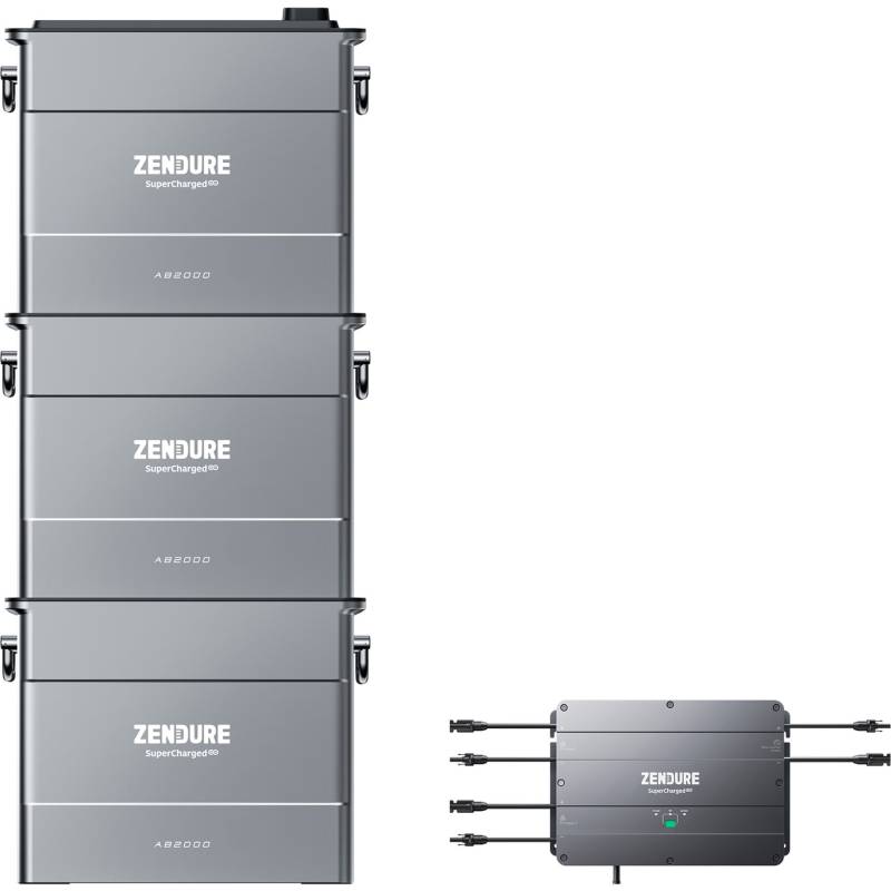 SolarFlow Set 5,76kWh, Smart PV Hub inkl. 3x Powerstation AB2000, 0% MWST von Zendure