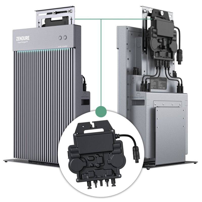 Zendure Balkonkraftwerk Speicher AiO inkl. APSystems EZ1-M mit 0% MwSt nach §12 Abs. 3 UstG von Zendure