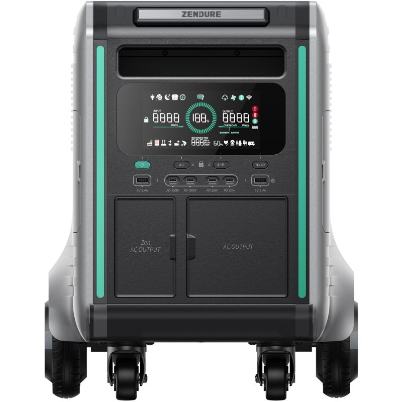 Zendure Powerstation SuperBase V 6400, 6438Wh / 3800W mit 0% MwSt nach §12 Abs. 3 UstG Zendure Powerstation SuperBase V 6400, 6438Wh / 3800W mit 0% MwSt nach §12 Abs. 3 UstG von Zendure