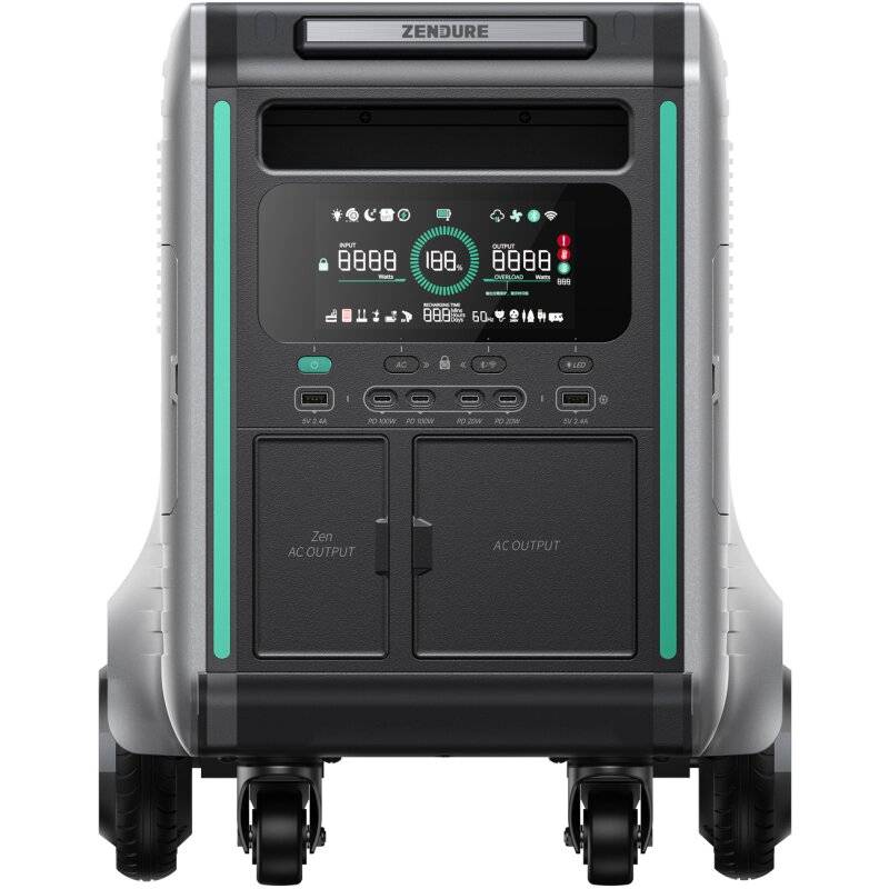 Zendure Powerstation SuperBase V 6400, 6438Wh / 3800W mit 0% MwSt nach §12 Abs. 3 UstG von Zendure