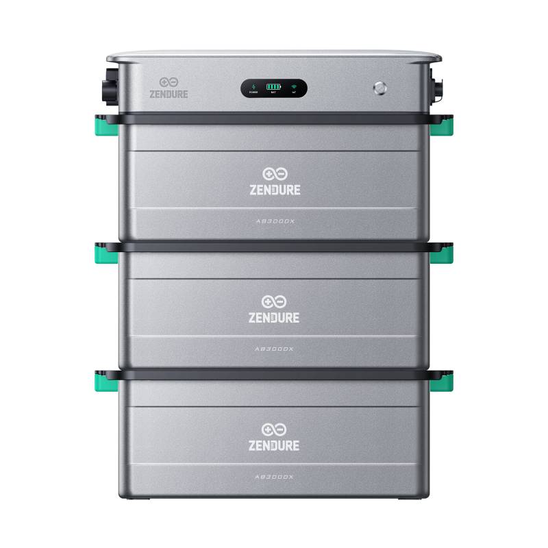 Zendure SolarFlow 2400 AC + 3x AB3000X 48V 180Ah 8640Wh von Zendure