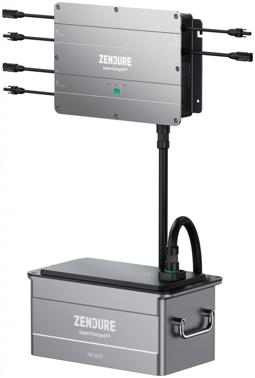 Zendure SolarFlow Set mit 1x Akku 48V / 20Ah / 960Wh Speichersystem für Balkonkraftwerke / Mini PV- Anlagen Zendure SolarFlow Set mit 1x Akku 48V / 20Ah / 960Wh Speichersystem für Balkonkraftwerke / Mini PV- Anlagen von Zendure