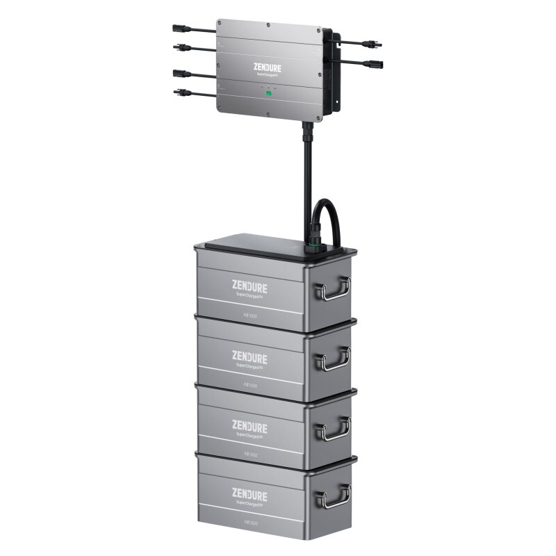 Zendure SolarFlow Set mit 4 x Akku 48V 80Ah 3.840Wh mit 0% MwSt nach §12 Abs. 3 UstG Zendure SolarFlow Set mit 4 x Akku 48V 80Ah 3.840Wh mit 0% MwSt nach §12 Abs. 3 UstG von Zendure