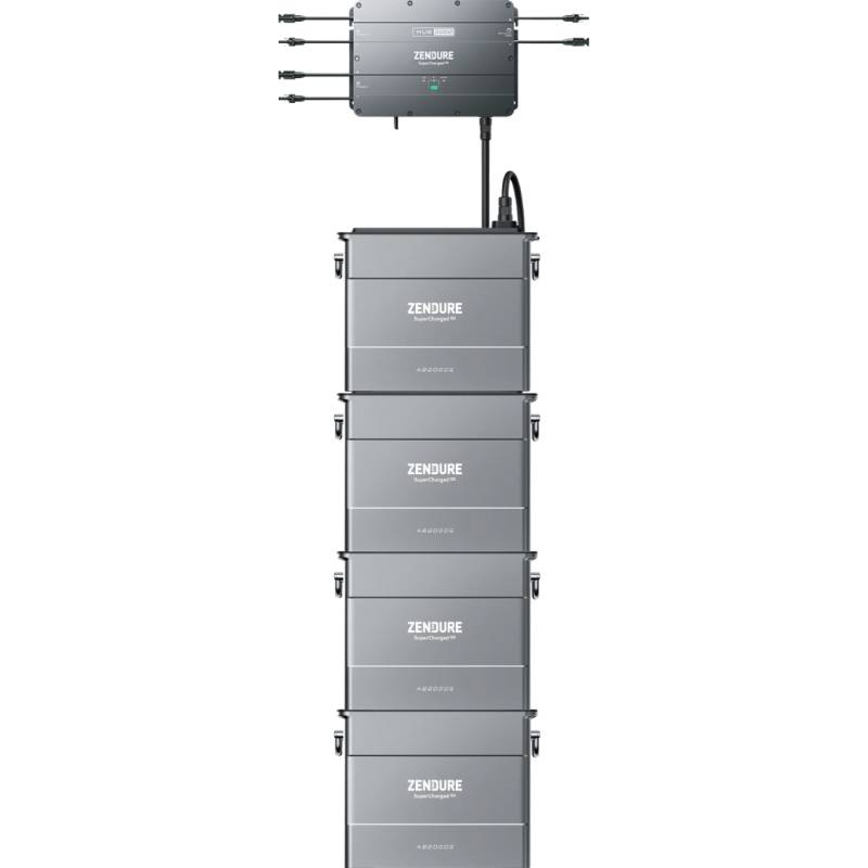 Zendure SolarFlow2000 Set mit 4 x AB2000S 48V 40Ah 1.920Wh mit 0% MwSt nach §12 Abs. 3 UstG von Zendure