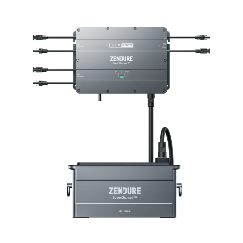 Zendure Solarflow Set mit PV-Hub 2000 + 1x AB1000 48V 20Ah 960Wh von Zendure