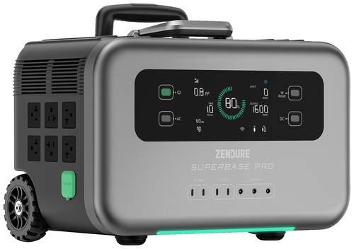 Zendure SuperBase 1500M Powerstation 30Ah SuperCharge LiFePO 4 ohne Laderegler von Zendure