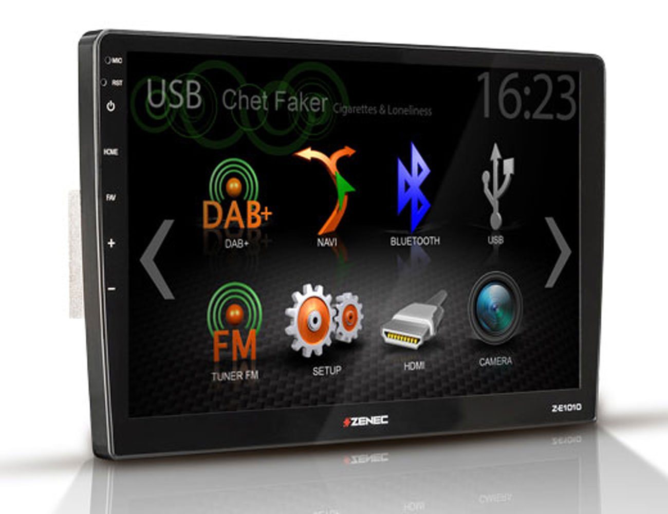 Zenec Z-E1010 10.1 Zoll Infotainer Autoradio 2-DIN HDMI DAB+ Bluetooth Autoradio von Zenec