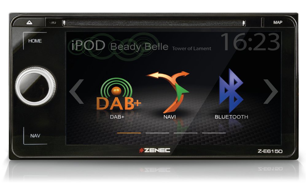 Zenec Z-E6150 2-DIN Autoradio mit Bluetooth DAB+ USB Toyota Autoradio von Zenec