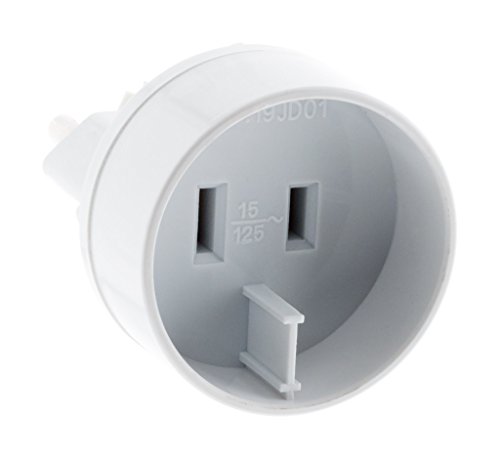 Adaptateur M Euro/F USA Blanc von Zenitech