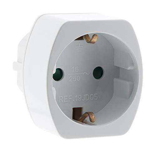 Adaptateur M France/F Schuko Blanc Adaptateur M France/F Schuko Blanc von Zenitech